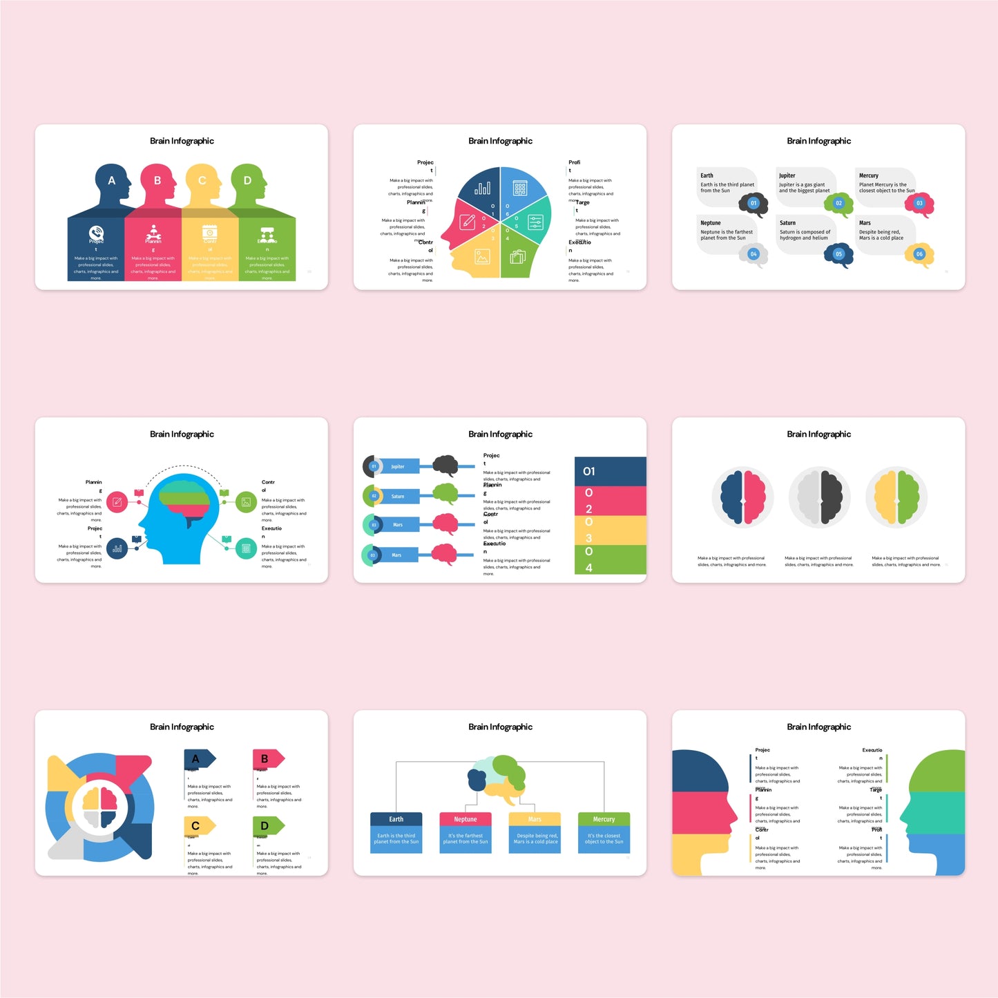 Brain Infographic Slides