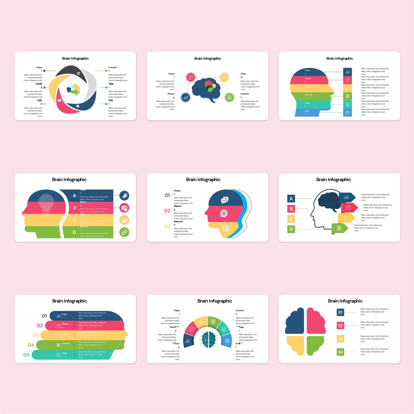 Brain Infographic Slides