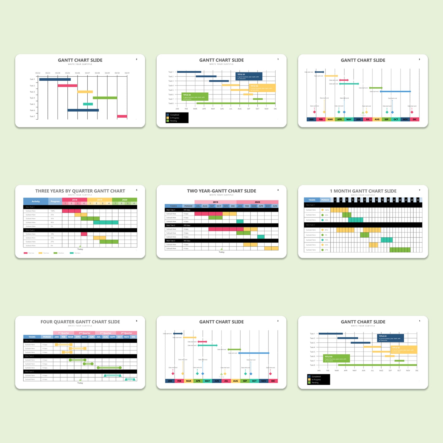 Gantt Slides