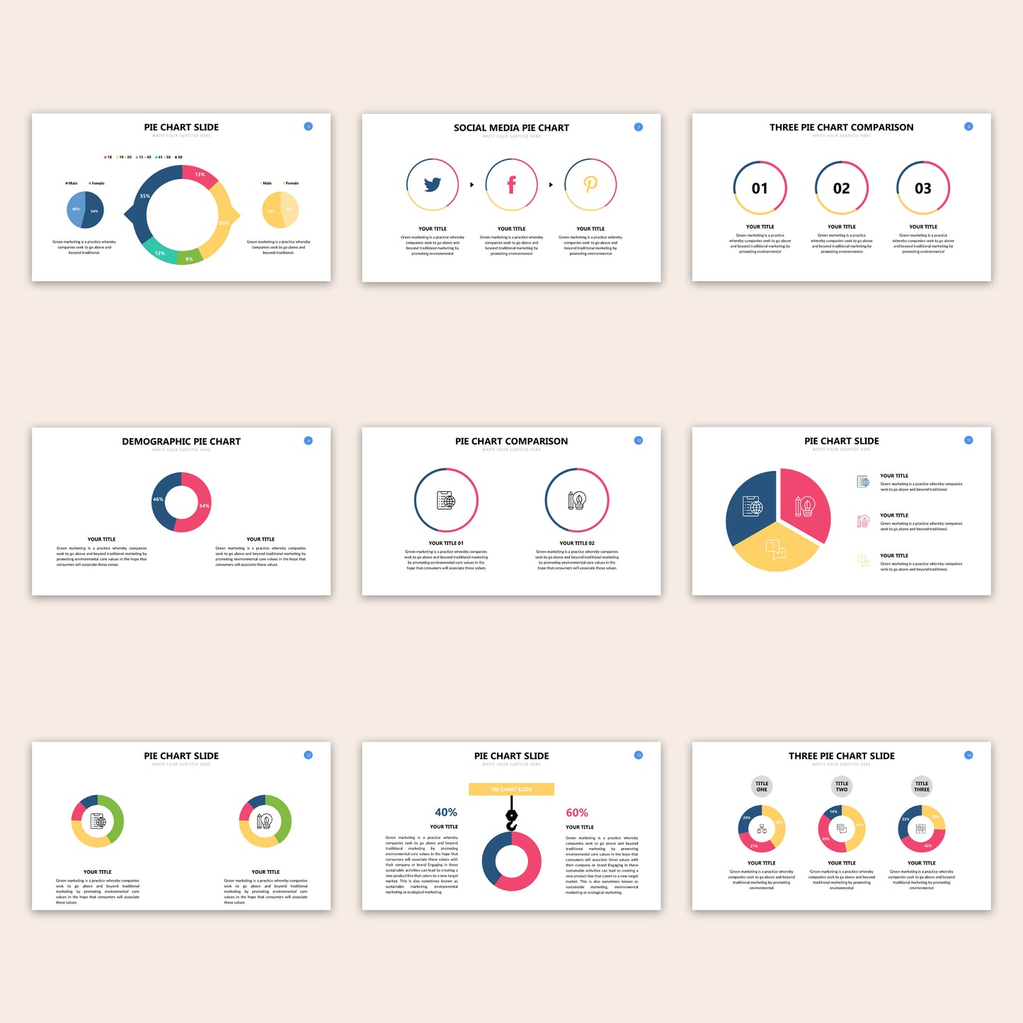 Pie Chart Slides