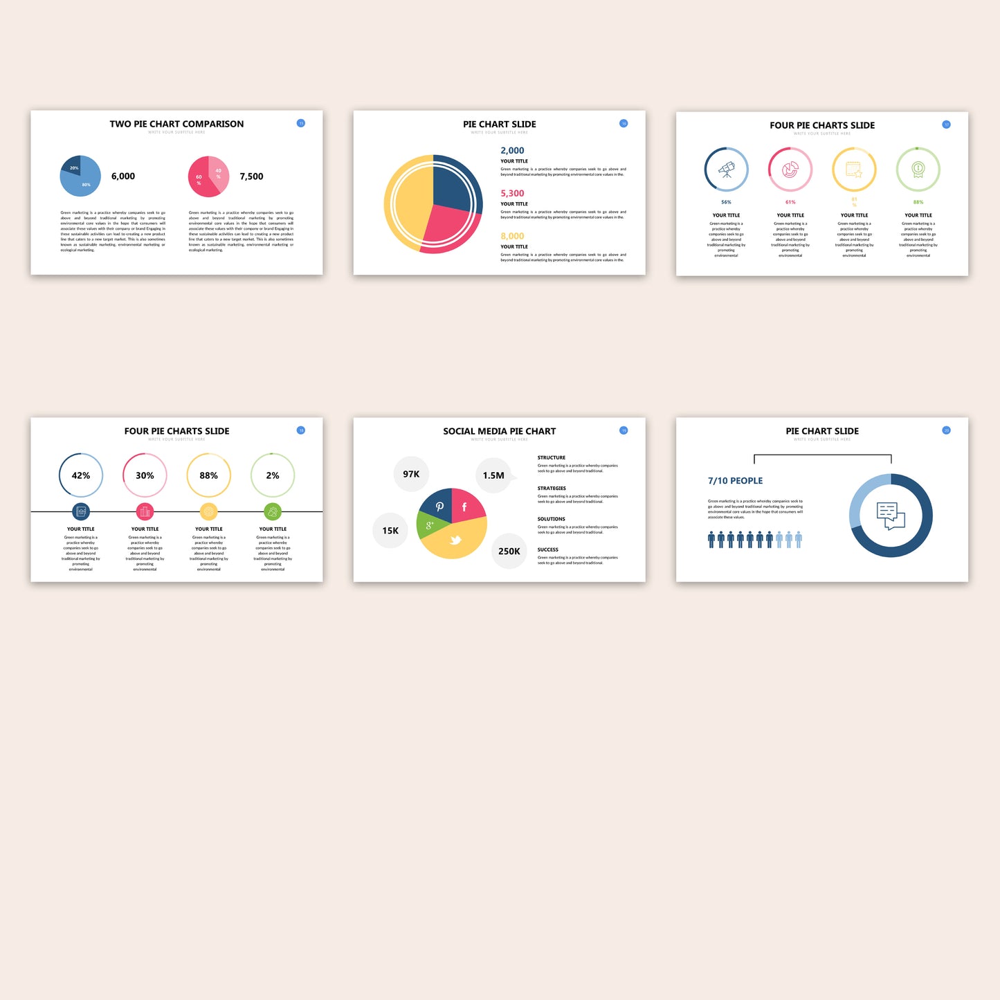 Pie Chart Slides