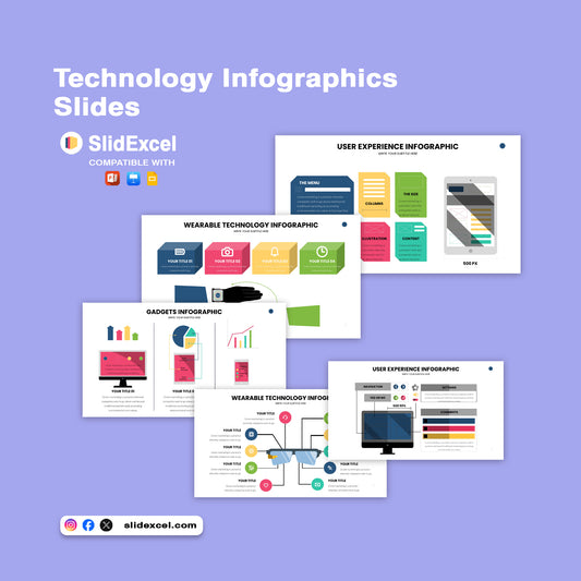 5 in 1 Visual Elements Slides