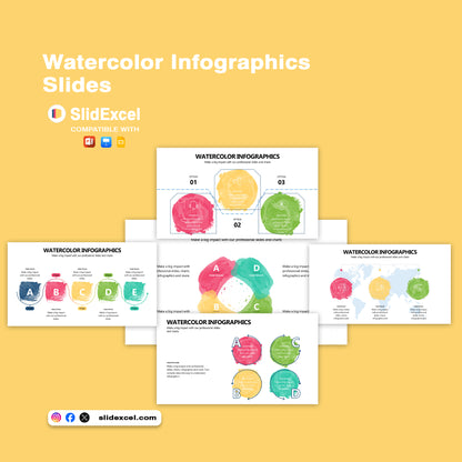 Watercolor Infographics