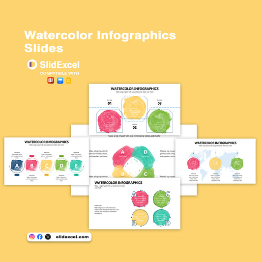 Watercolor Infographics